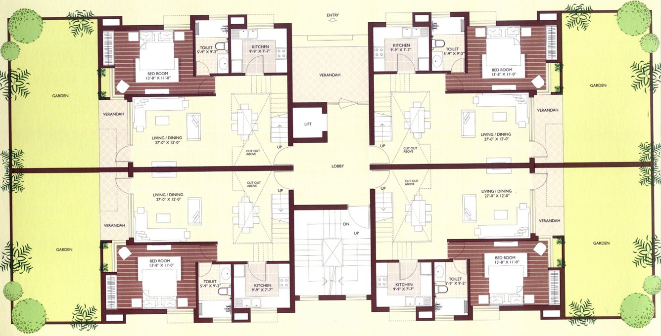 Images for Cluster Plan of Vedic Sanjeeva Town Duplex