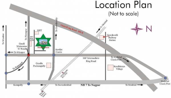 Images for Location Plan of Brindavan Nandanavanam