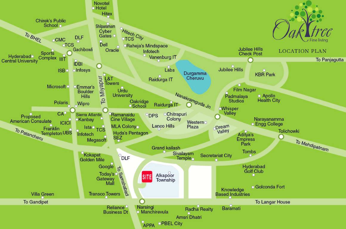 Images for Location Plan of Aryamitra Group Oak Tree