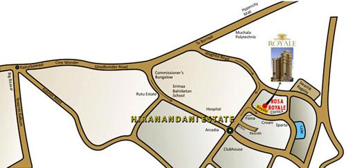  royale Images for Location Plan of Rosa Royale