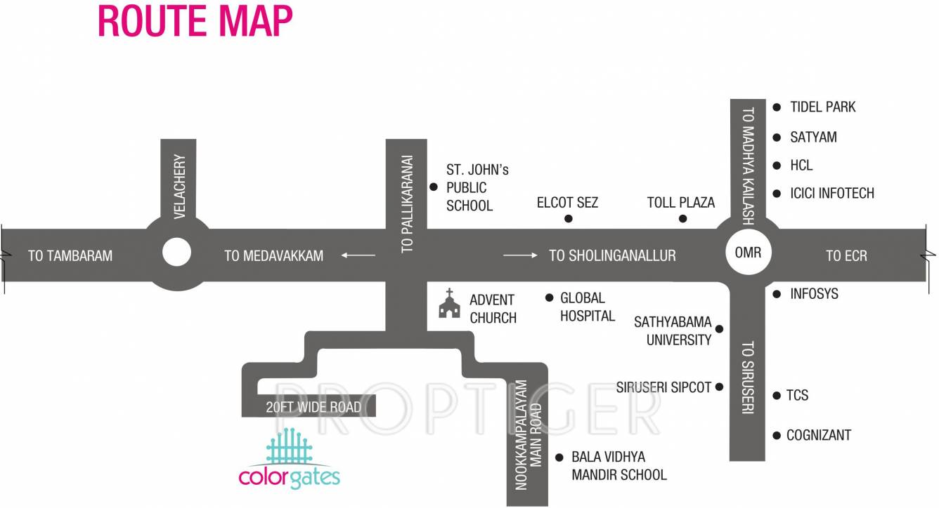 Images for Location Plan of Colorhomes Gates