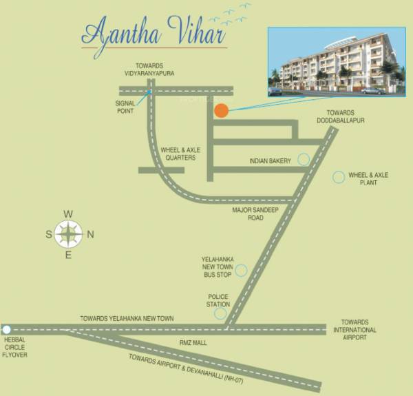  ajantha-vihar Location Plan