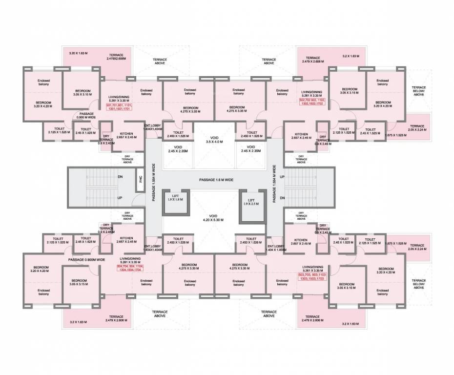 grandeur Wing A Cluster Plan