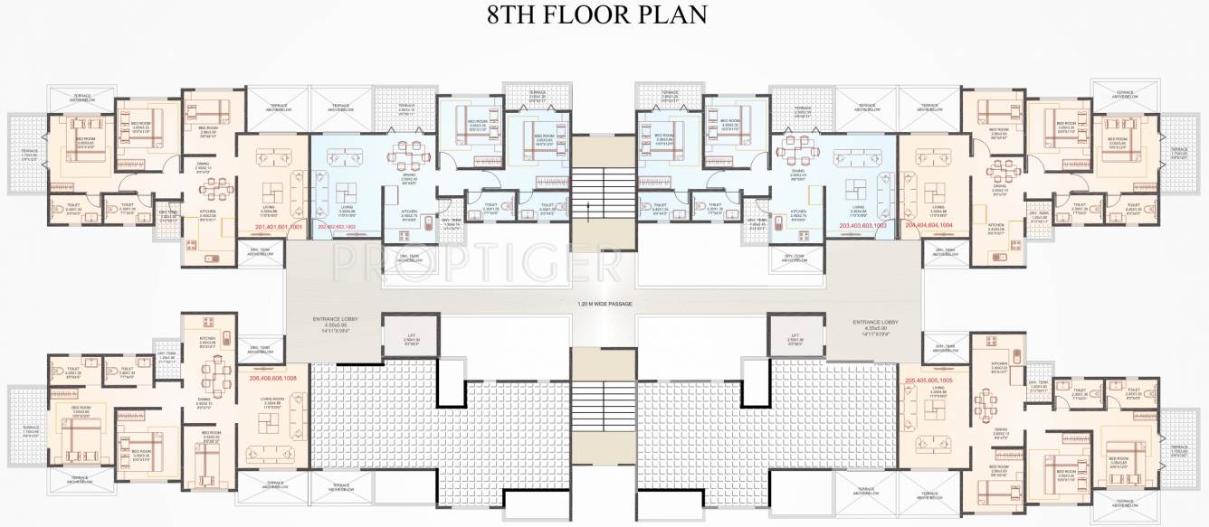 Images for Cluster Plan of Bhojwani Destiny