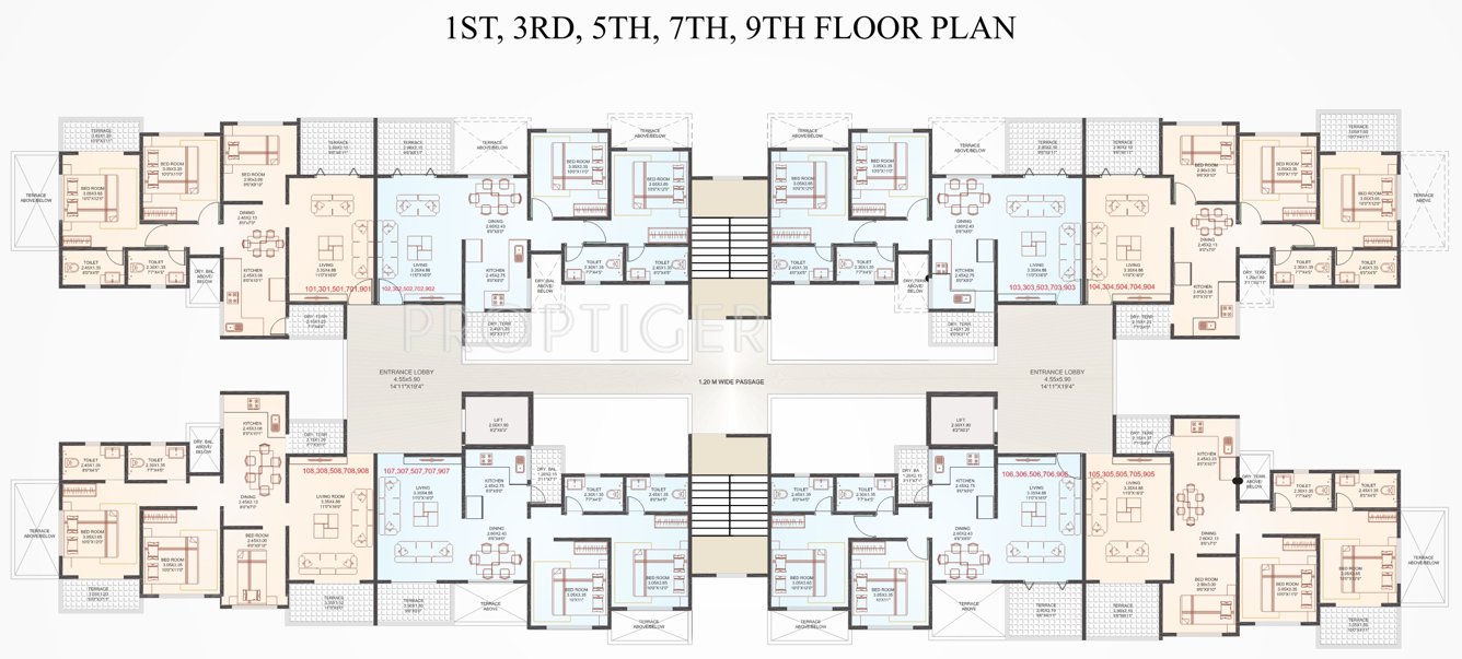 Images for Cluster Plan of Bhojwani Destiny