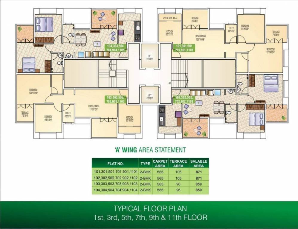 Images for Cluster Plan of Chandrarang Kalpvruksha
