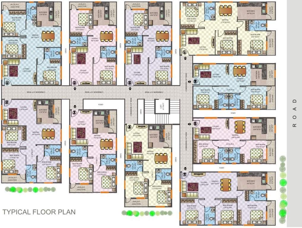  hanuma lake front Images for Cluster Plan of MDVR Hanuma Lake Front
