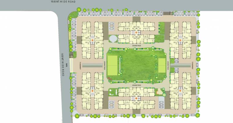  aarohi-crest Images for Layout Plan of Siddhi Aarohi Crest