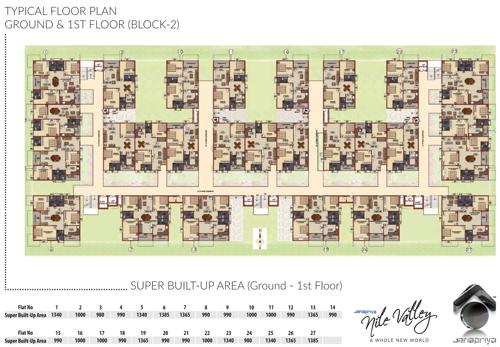  nile-valley Images for Cluster Plan of Janapriya Nile Valley