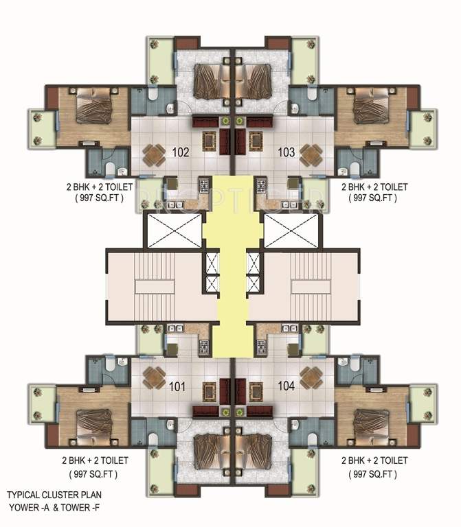 Images for Cluster Plan of One Leaf Troy