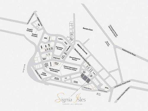 Images for Location Plan of Sunteck Signia Isles