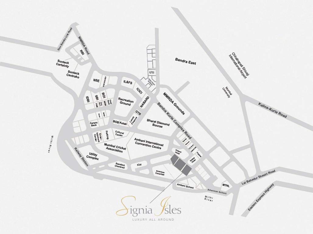 Images for Location Plan of Sunteck Signia Isles
