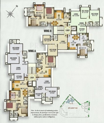 Images for Cluster Plan of Sadguru Builders Kalpavruksh Garden 2