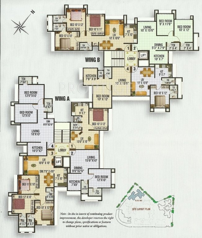 Images for Cluster Plan of Sadguru Builders Kalpavruksh Garden 2