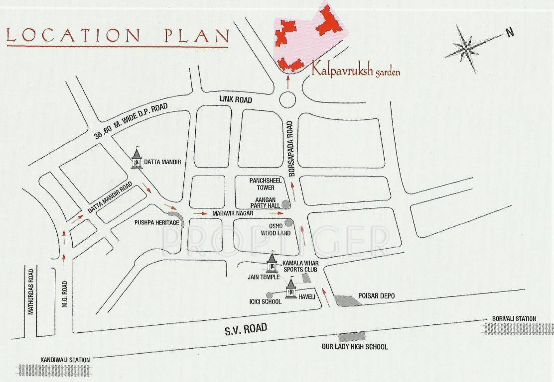 Images for Location Plan of Sadguru Builders Kalpavruksh Garden 2