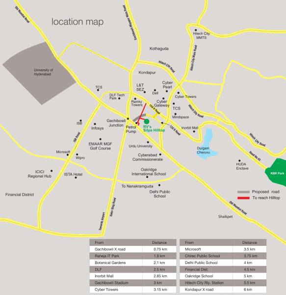 Images for Location Plan of RV Silpa Hilltop Images for Location Plan of RV Silpa Hilltop