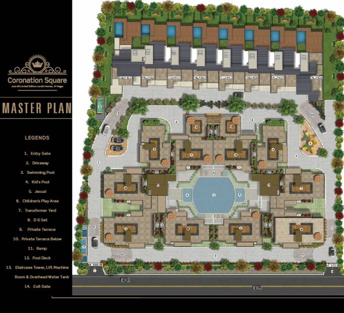 Images for Master Plan of Purva Coronation Square Villas
