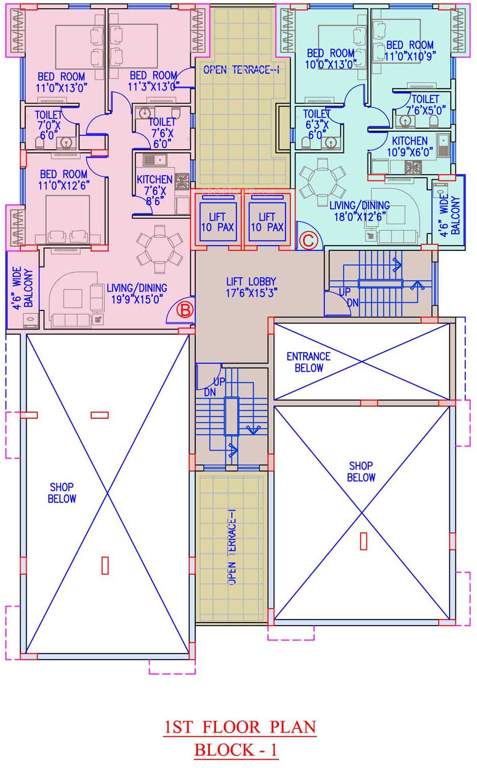  sunland residency Images for Cluster Plan of Banyan Sunland Residency
