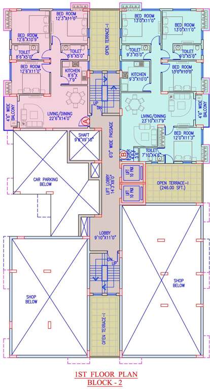  sunland residency Images for Cluster Plan of Banyan Sunland Residency