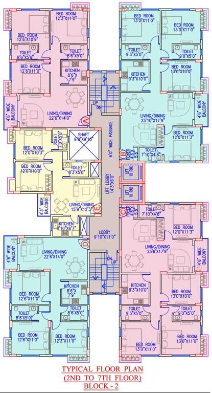  sunland residency Images for Cluster Plan of Banyan Sunland Residency