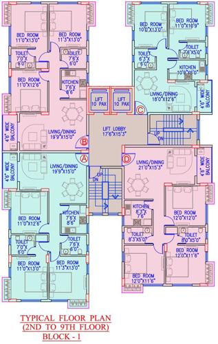  sunland-residency Images for Cluster Plan of Banyan Sunland Residency
