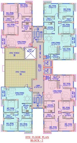  sunland-residency Images for Cluster Plan of Banyan Sunland Residency