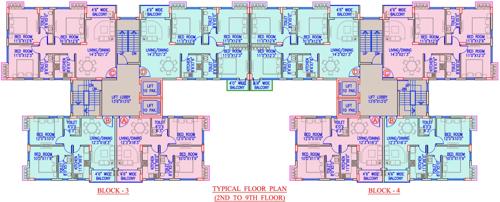  sunland-residency Images for Cluster Plan of Banyan Sunland Residency