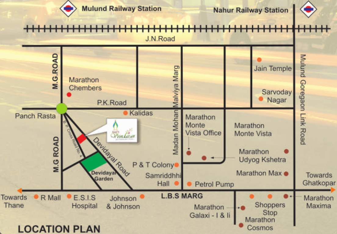  the vrindavan nagar chs ltd Images for Location Plan of Ami The Vrindavan Nagar Chs Ltd