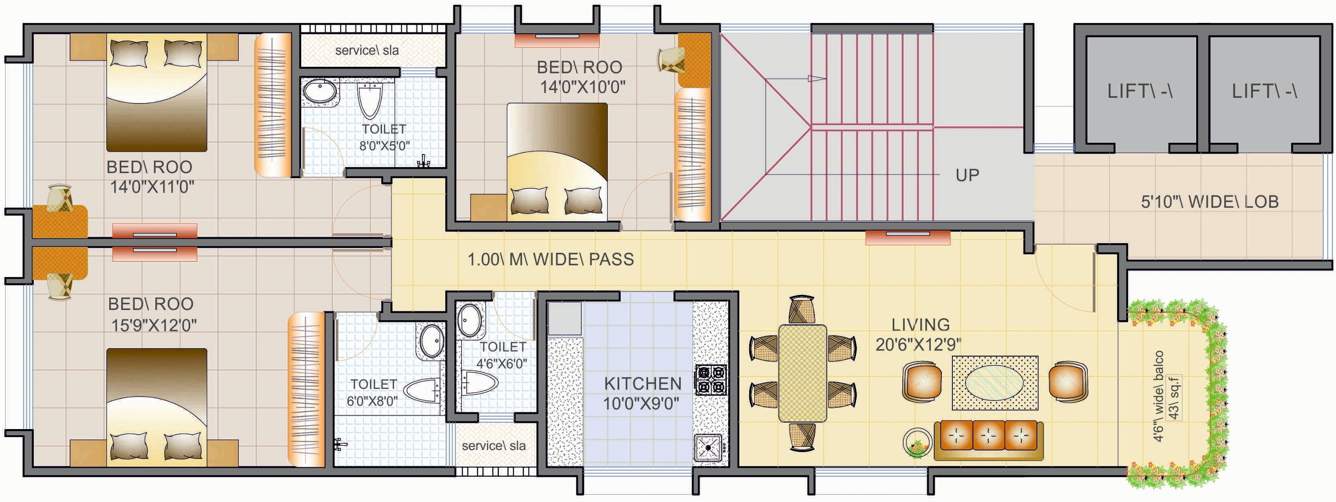 aaroha Images for Cluster Plan of Tridhaatu Aaroha