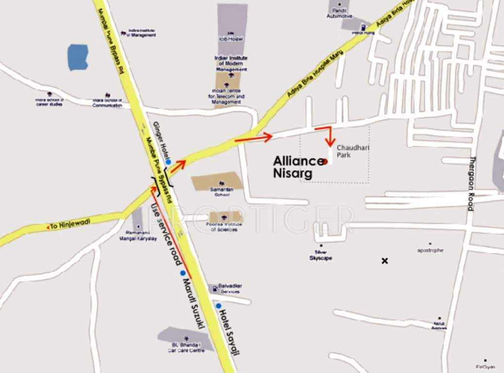 nisarg Images for Location Plan of Alliance Builders Nisarg
