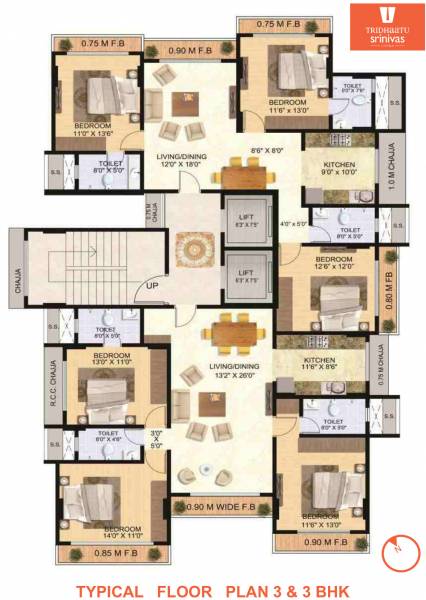 Images for Cluster Plan of Arjun Srinivas Building