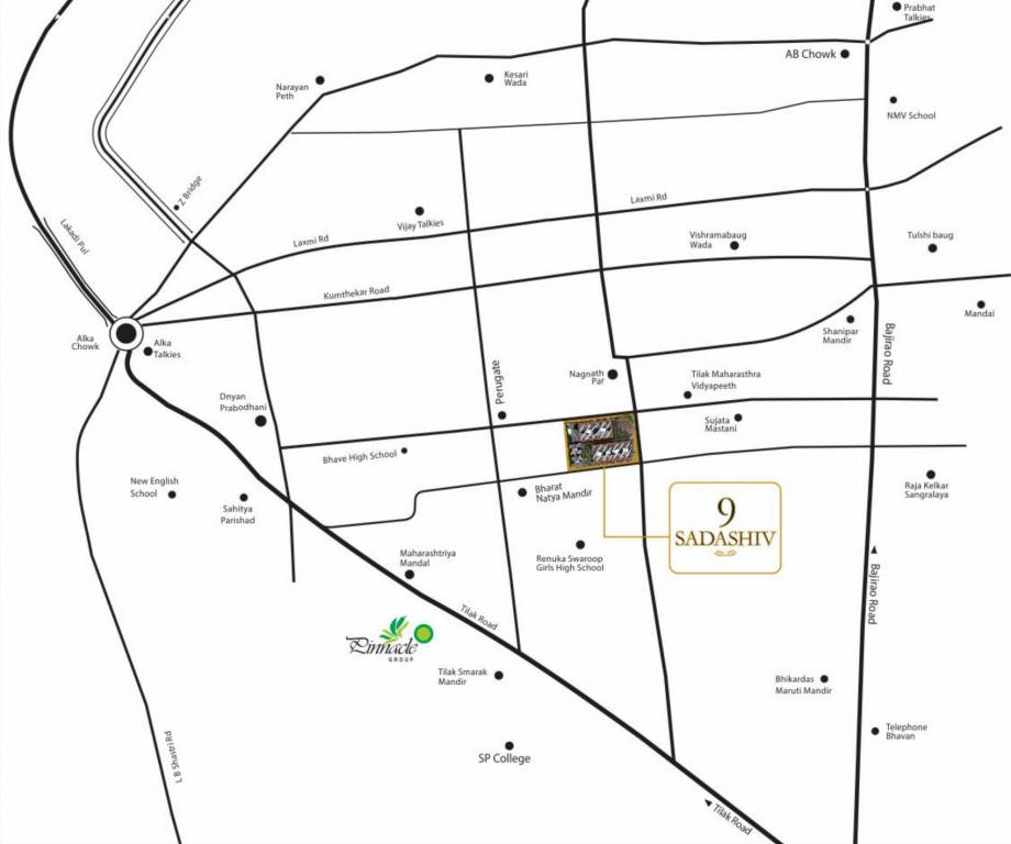 Images for Location Plan of Pinnacle 9 Sadashiv