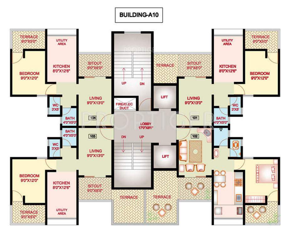 Images for Cluster Plan of Nanded City Development And Construction Company Ltd Mangal Bhairav