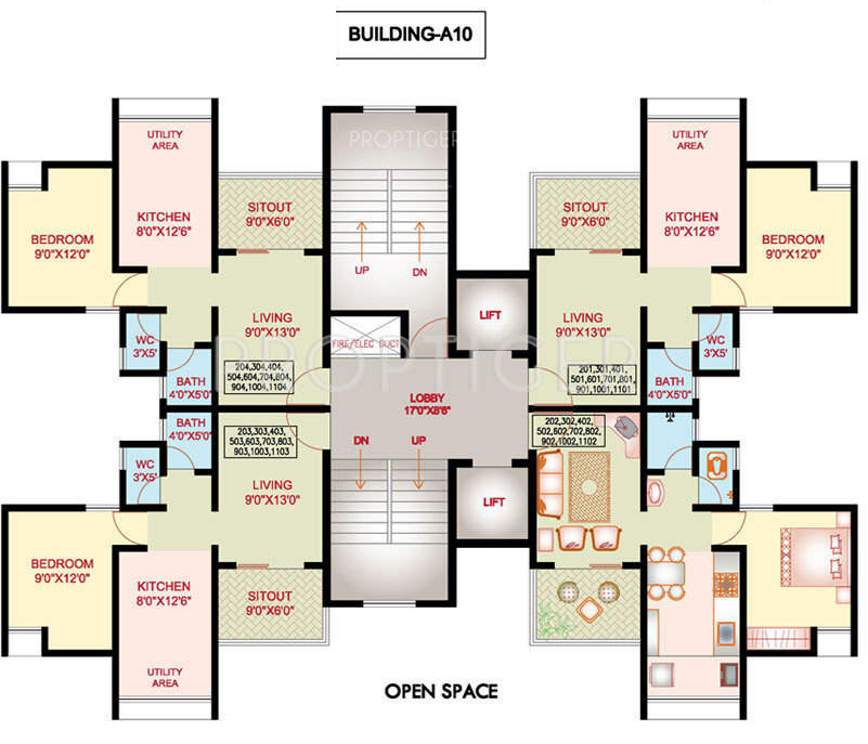 Images for Cluster Plan of Nanded City Development And Construction Company Ltd Mangal Bhairav
