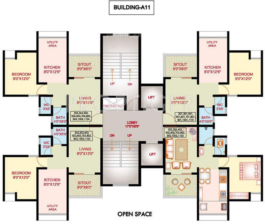 Images for Cluster Plan of Nanded City Development And Construction Company Ltd Mangal Bhairav