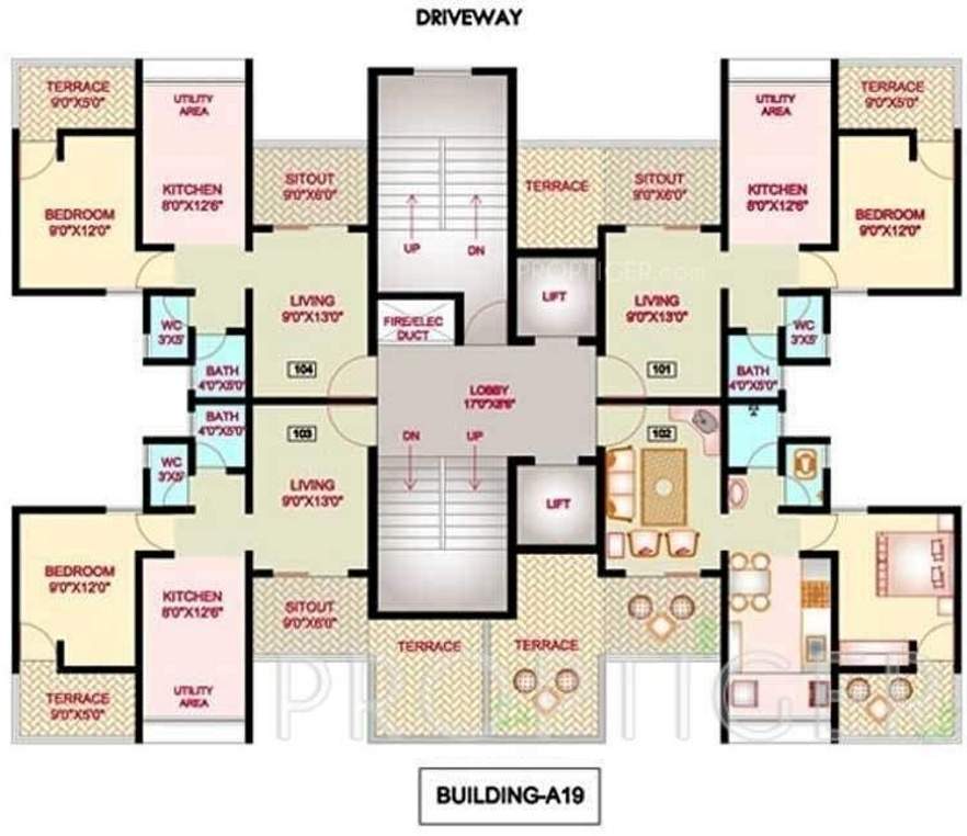 Images for Cluster Plan of Nanded City Development And Construction Company Ltd Mangal Bhairav