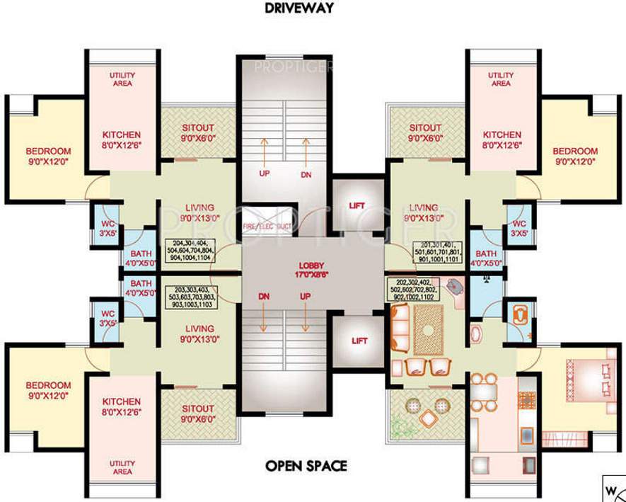 Images for Cluster Plan of Nanded City Development And Construction Company Ltd Mangal Bhairav