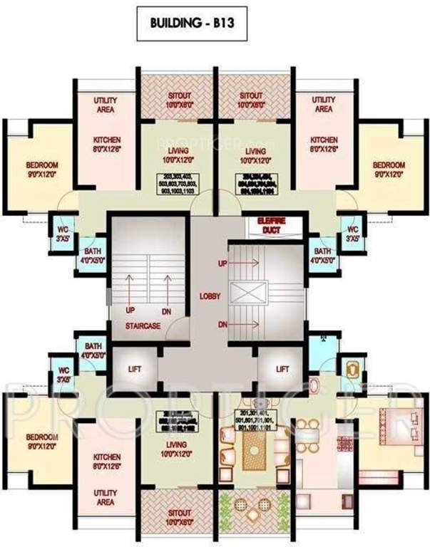 Images for Cluster Plan of Nanded City Development And Construction Company Ltd Mangal Bhairav