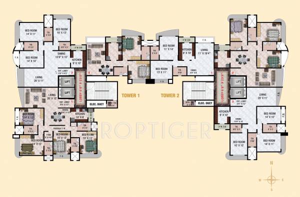 Images for Cluster Plan of Sadguru Poonam Heights