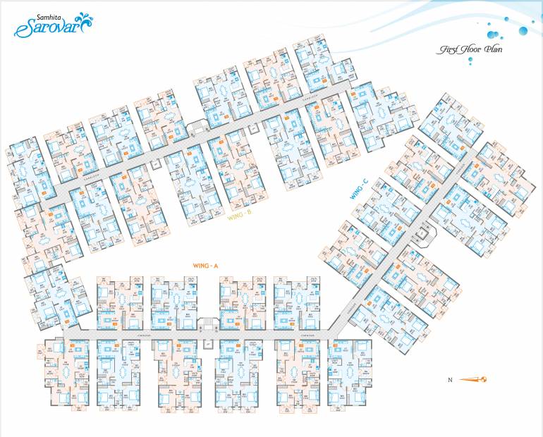 sarovar Images for Cluster Plan of Samhita Sarovar