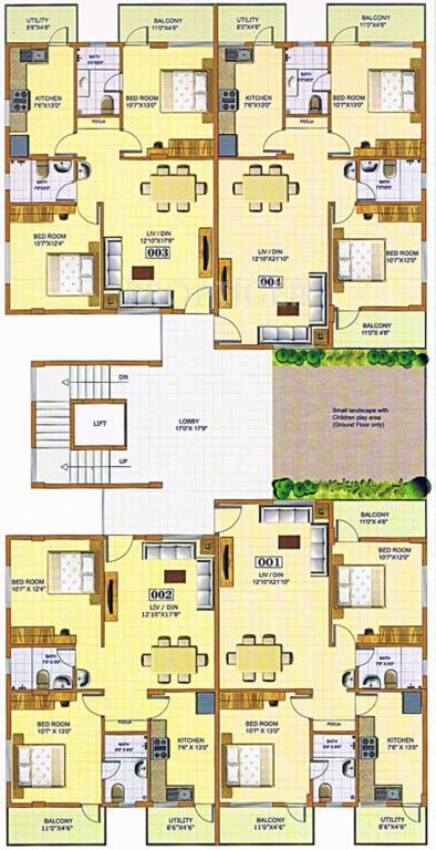 Images for Cluster Plan of Nova Hamlet Krishnageet Shelter