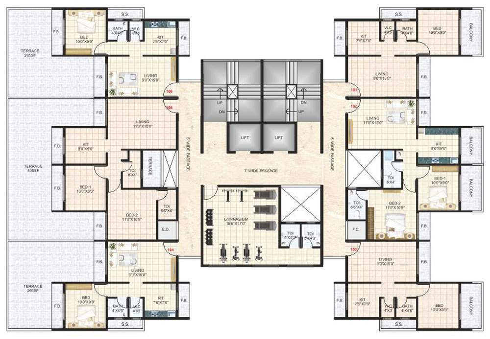 Images for Cluster Plan of Platinum S M Plaza