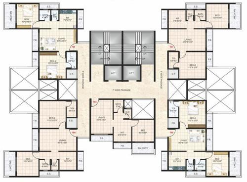 Images for Cluster Plan of Platinum S M Plaza