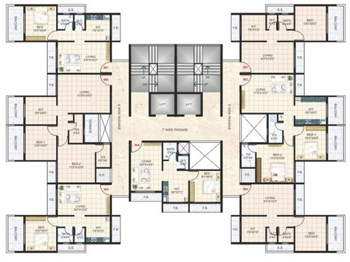 Images for Cluster Plan of Platinum S M Plaza
