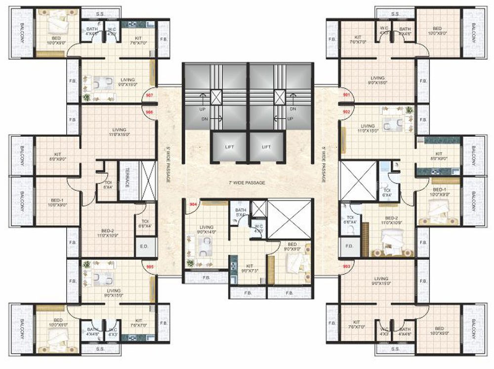 Images for Cluster Plan of Platinum S M Plaza