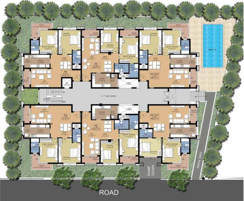 corona Images for Cluster Plan of Elegant Corona