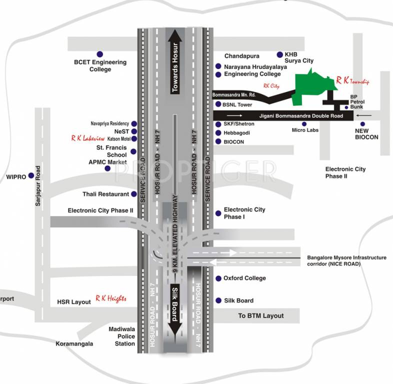 Images for Location Plan of RK Developers RK Township