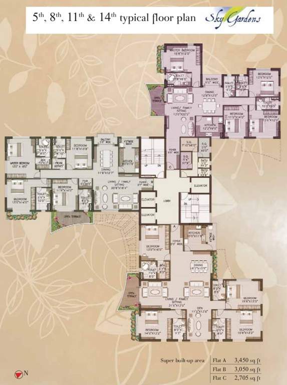  sky gardens Images for Cluster Plan of Orbit Sky Gardens