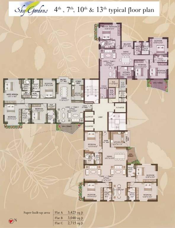  sky gardens Images for Cluster Plan of Orbit Sky Gardens