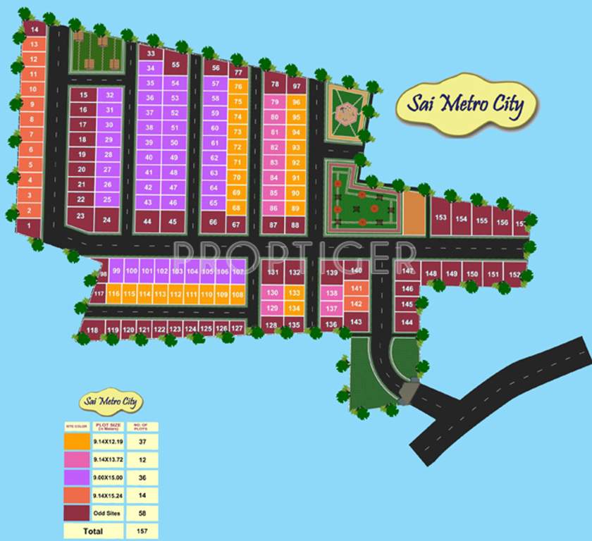 Images for Layout Plan of Sri Sai Srinivasa Builders Land Developers Sai Metro City